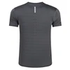 Printing Run Short Sleeves Gym Breathable Fashion Compression Sport Polyester Tee Men Workout Tranning Quick Drying Tshirt 4