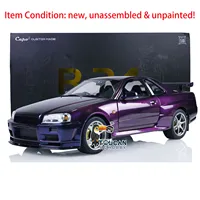 In Stock RC Racing Car Capo R34 1/8 Scale High Speed Drift Car Unpainted KIT Remote Control Vehicle Model 2-speed Toys TH22097 2