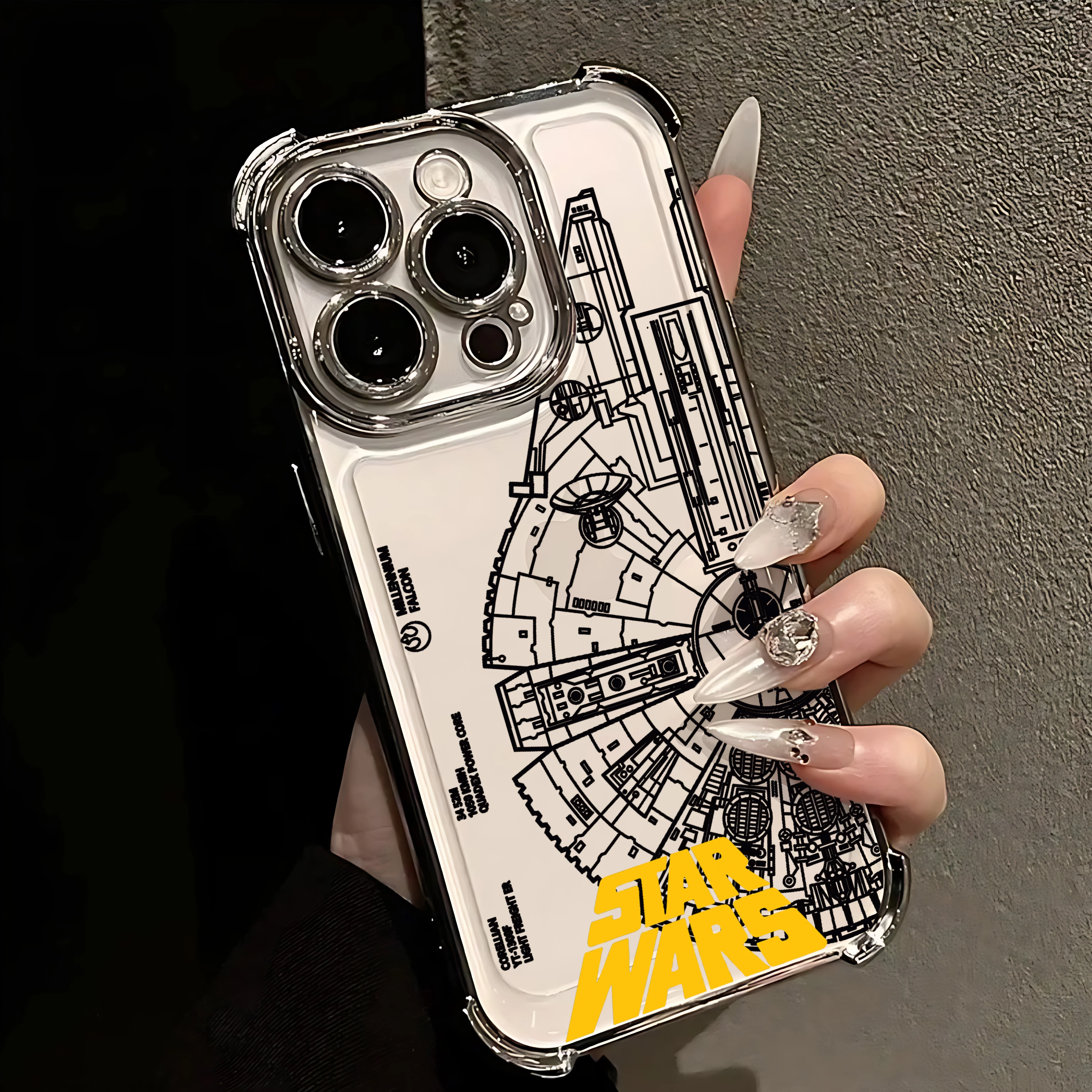 Galactic Shield Anti-Fall Phone Case - Cool S-Stars War Design