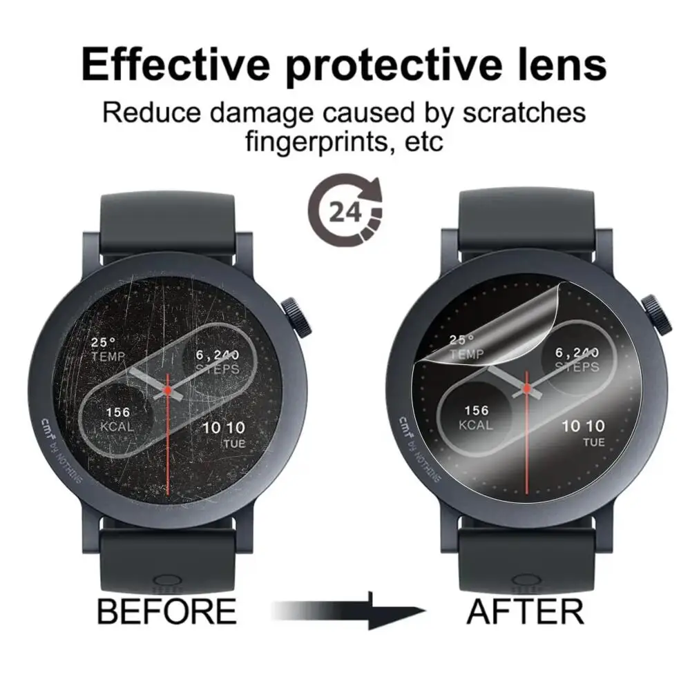 Premium Hydrogel Film Screen Protector for Smartwatches - Anti-Scratch & Self-Healing TPU