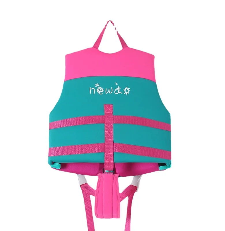 Kid Training Life Jacket 3-9 Age Child Neoprene Buoyancy Vest Swimming Beach Boating Surfing Water Sports