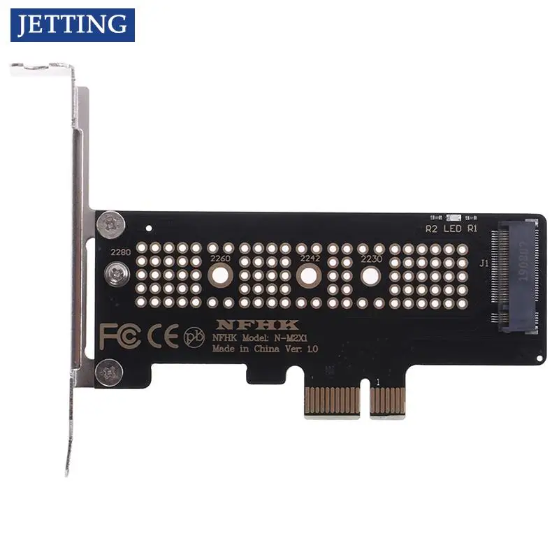 NVMe PCIe M.2 NGFF SSD to PCIe x1 어댑터 카드, PCIe x1 to M.2 카드, 브래킷 포함, 인기 판매