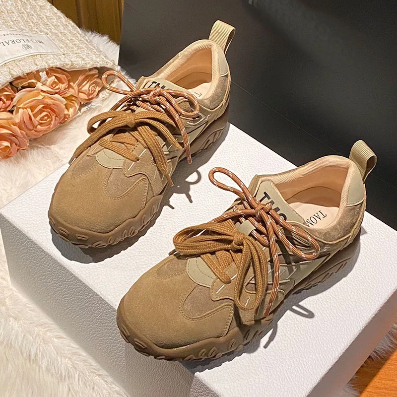 Footwear Comfortable Casual Sneakers Lace Up Shoes For Ladies 2025 New Outdoor Fashion Female Breathable Women Sneakers Shoes 2