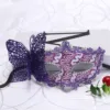 Fashion Luxury Venetian Masquerade Mask Women Girls Sexy Fox Eye Mask Butterfly Fancy Dress Christmas Halloween Party