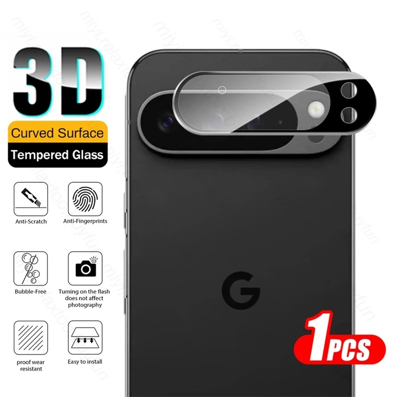 Premium 3D Curved Tempered Glass Camera Protector for Google Pixel - 1 to 3 Pieces