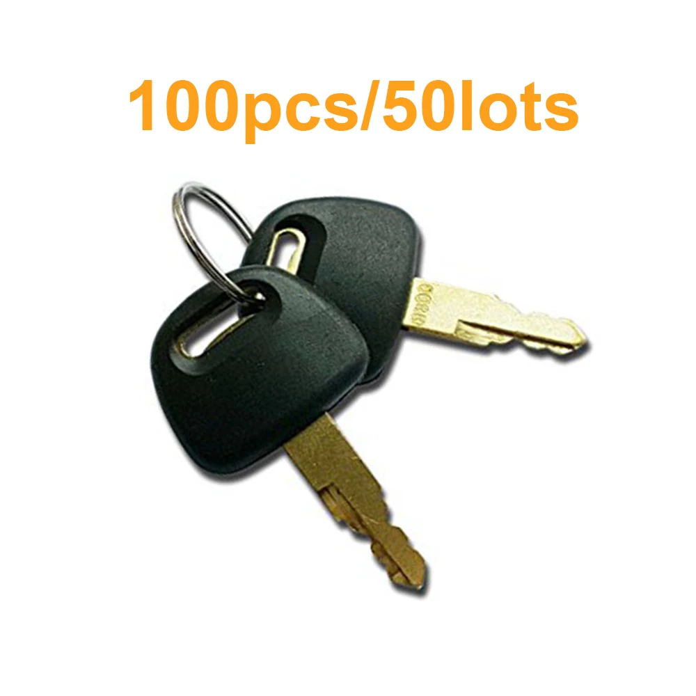 100 Pz/50 Lotti H800 Heavy Equipment Interruttore A Chiave Di Accensione Per Hitachi Zx Escavatore Interruttore A Chiave Ex-1 Ex-2 Ex-3 Zx-1 Zx-2 Zx-3