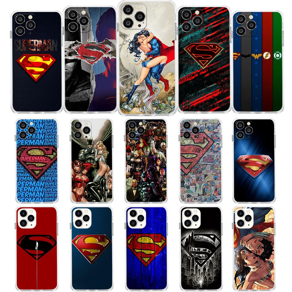 Ny-93 Custodia Morbida Superman Per Lg K52 K65 K42 K118 K11 Plus K10 K22 K40 K12 X4 K40S K41S K50S K51S K61 K92