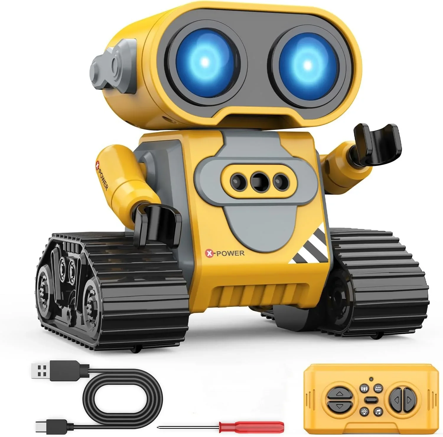 RC Car Remote Control Robot with LED Light Music Sensing Interactive ...