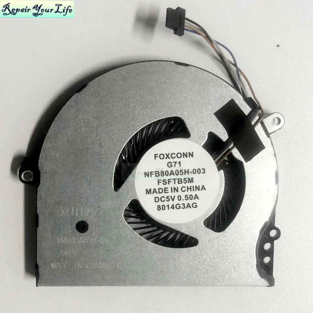 Laptop CPU Cooling Fans For HP 15-CC 15-CK 14-BK 14-BP TPN-Q191 TPN-Q201 TPN-Q189 Notebook PC Cooler Radiator Fan 927918-001 New, cooling fan