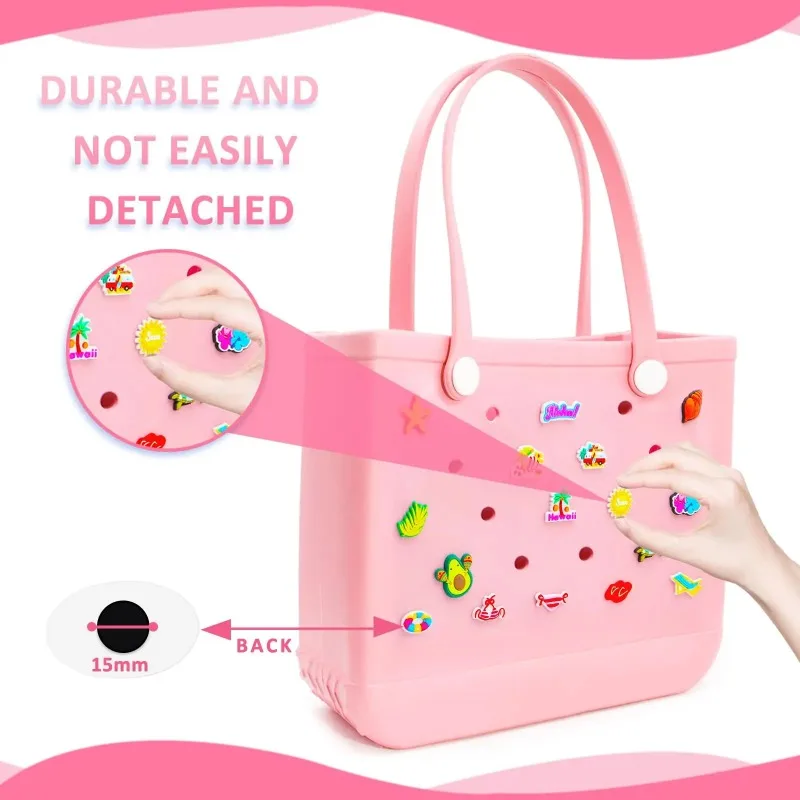 Rubber Hollow Handbag Large Makeup Pouch Bogg Beach Bag