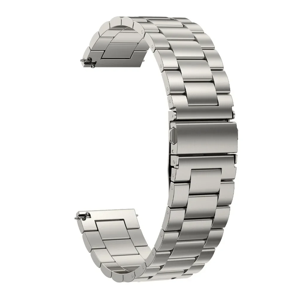 Premium 22mm Stainless Steel Watchband - Metal Strap Bracelet