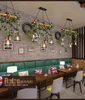 FAIRY American Country Pendant Lamp Retro Creativity Plant Music Restaurant Cashier Counter Bar Cafe Milk Tea Shop Chandelier 4
