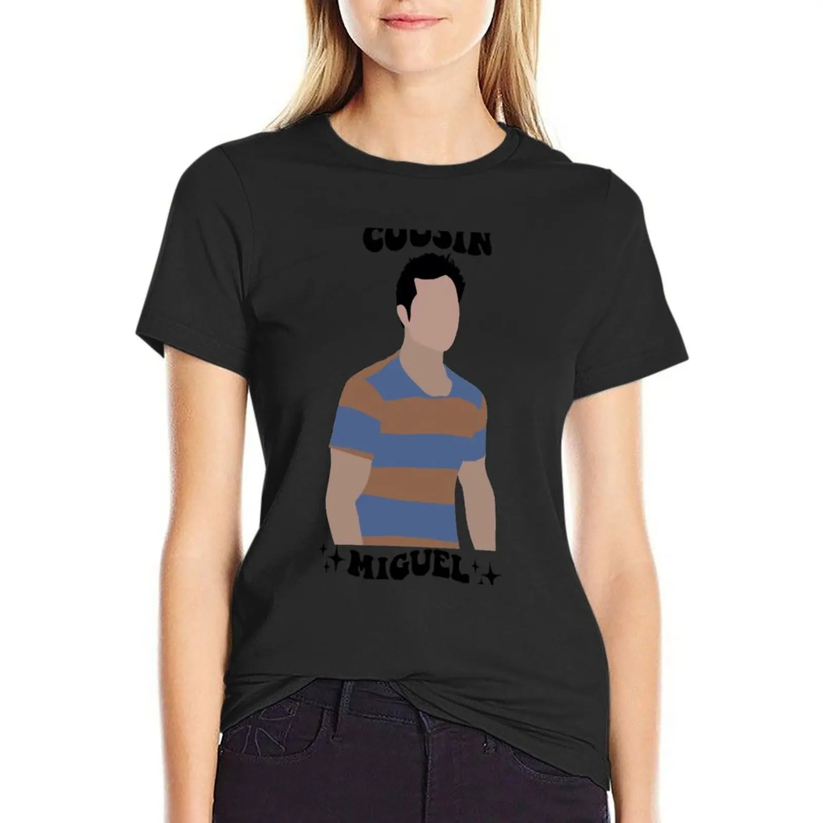 

Cousin Miguel from Teen Wolf T-shirt graphics vintage clothes t shirts for Women loose fit