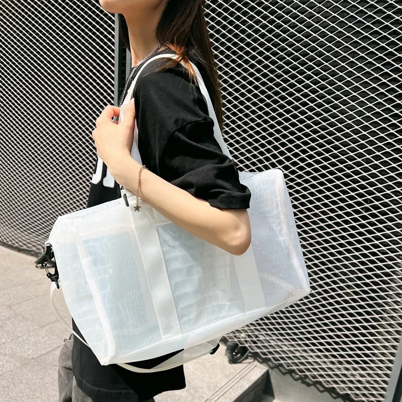 

Travel bag with large capacity waterproof fitness short distance portable sports swimming bag one shoulder crossbody yoga bag