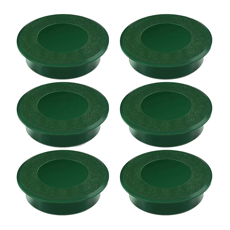 

6 Piece Golf Cup Cover Golf Hole Putting Green Cup Green For Garden Backyard Outdoor Activities