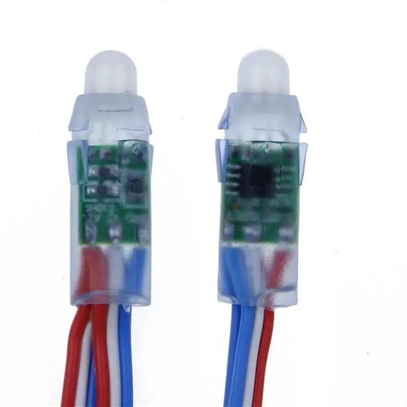 150Pc WS2811 RGB LED 픽셀 조명 개별적으로 주소 지정이 가능한 12Mm 확산형 디지털 풀 컬러 LED 픽셀 모듈 조명 DC12V