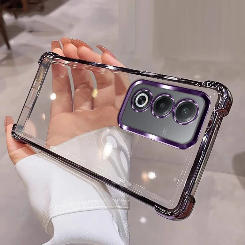 ل ممن لهم A80 حالة ممن لهم A3 برو جراب هاتف oppo k12x A80 5G غطاء أربعة زوايا سماكة للصدمات تصفيح سيليكون الغطاء الخلفي