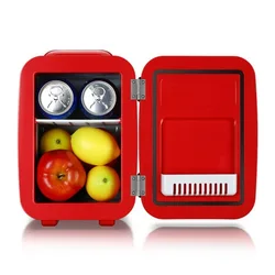 Mini Fridge 4L Electric Cooler and Warmer :AC / DC Portable Thermoelectric System,For Car /Indoor /Outdoor fridge