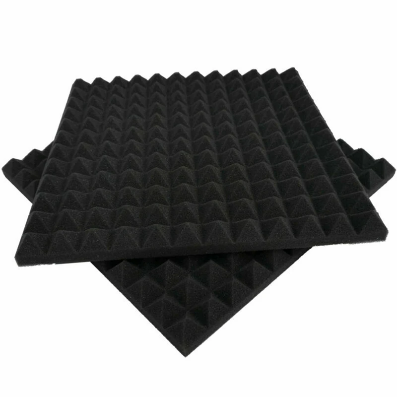 

60 Pack Pyramid Shape Soundproof Foam Sound Proof Padding Treatment Panel For Echo Bass Insulation