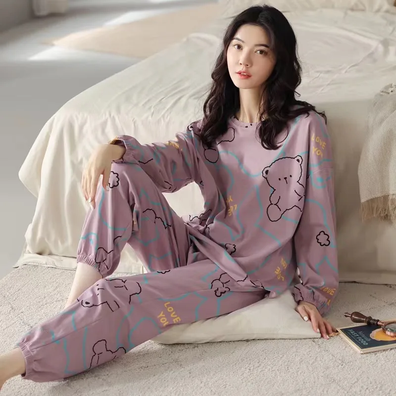 Pajamas Women's Autumn Winter Cotton