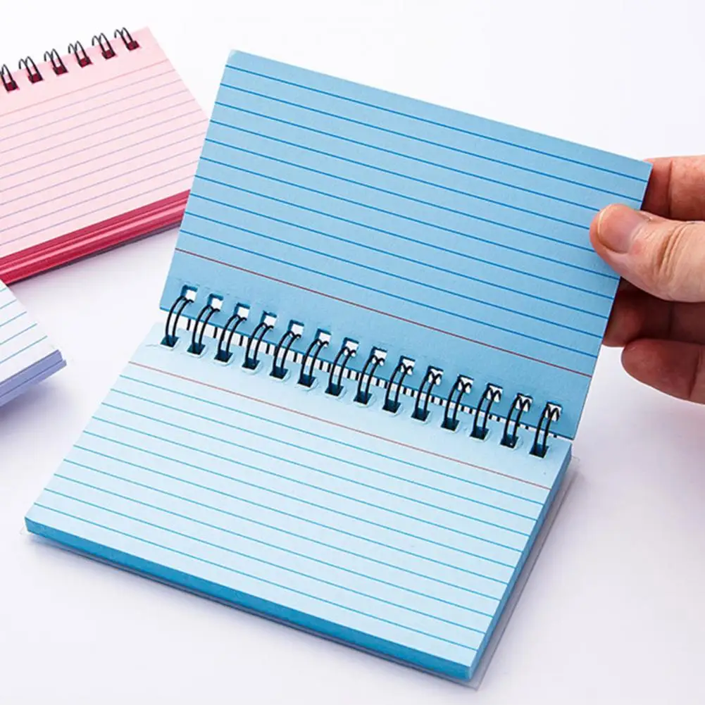 Multifunctional Message Pad Academic Lightweight  Memo Pad Small Spiral Notebook   for Library  Notebook