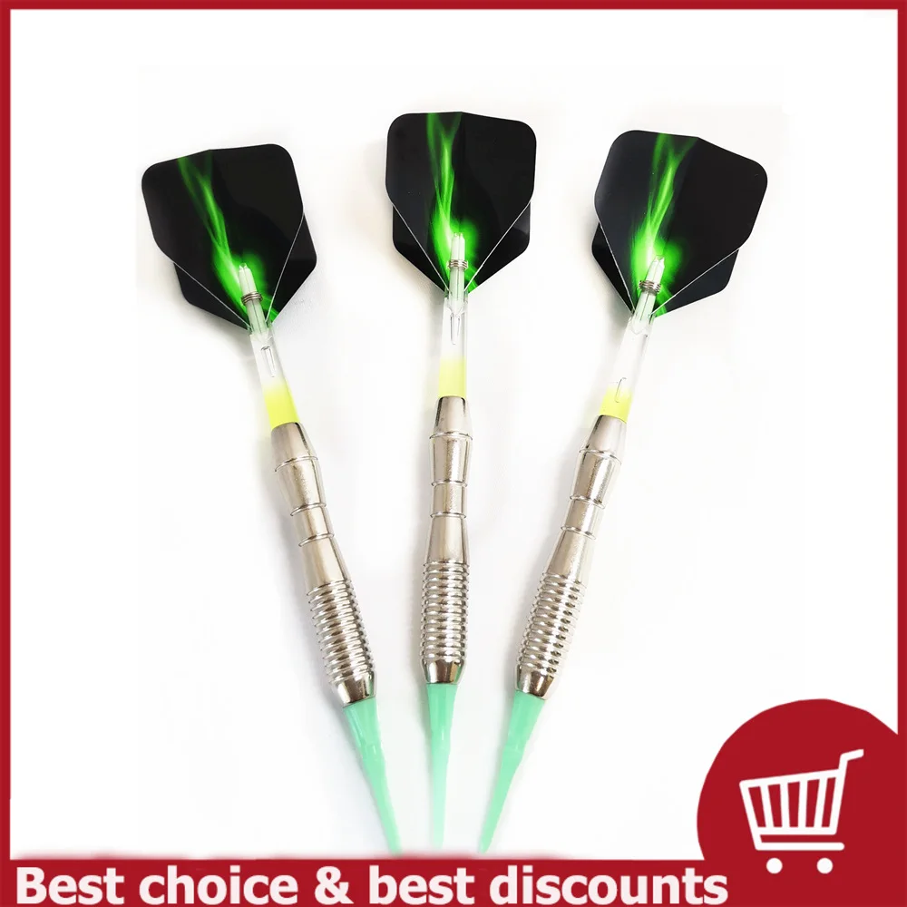 

3PCS Green Professional Darts 18g Soft Darts Electronic Soft Tip