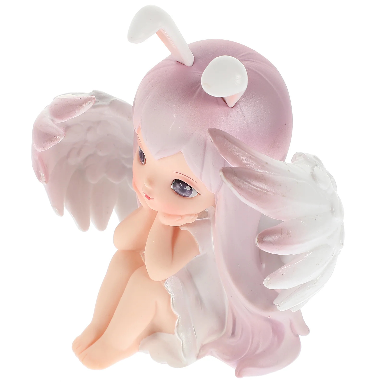 

Desktop Child Christmas Outdoor Decorations Resin Angel Ornaments Vinyl Garden Angels Statue