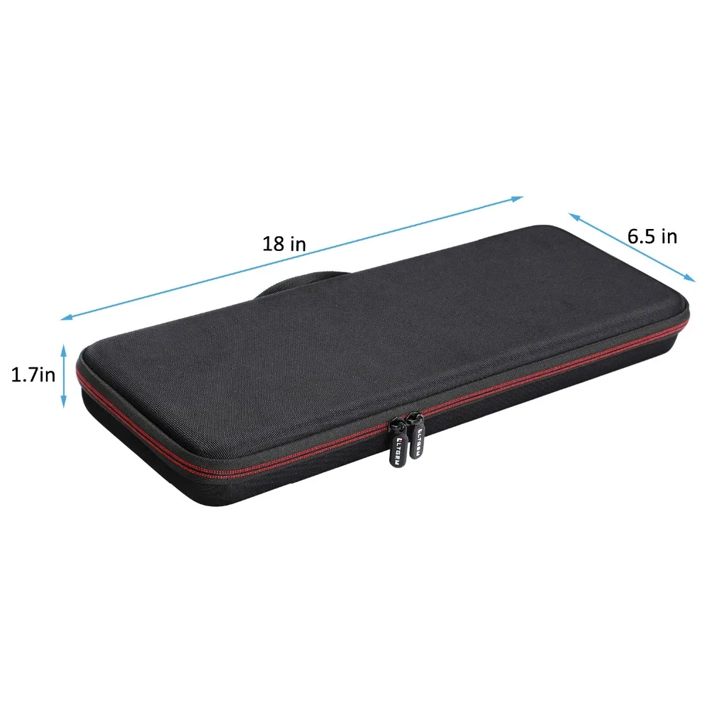 Ltgem-eva Case para Logitech Craft Keyboard Travel Bolsa de Armazenamento Portátil Apenas Bolsa - Imagem 2