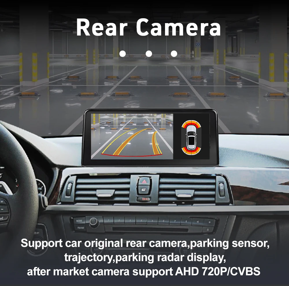 Pantalla Táctil Multimedia para BMW F30 F34 F36 NBT 2012-2017 Carplay Android Auto Cámara Trasera Bluetooth Música 5