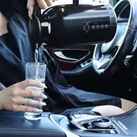 Electric Car Kettle Cigarette Lighter Warmer for Self Driving Tour Tea Coffee 1