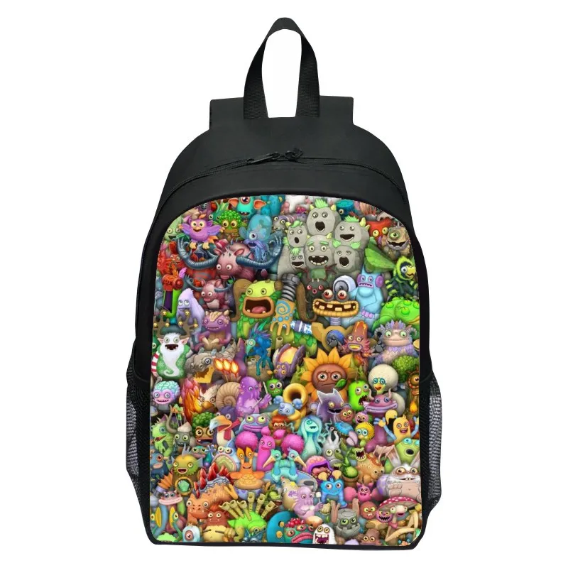 New Product Printed My Singing Monster Backpack Cartoon Backpack Primary School Grade 3