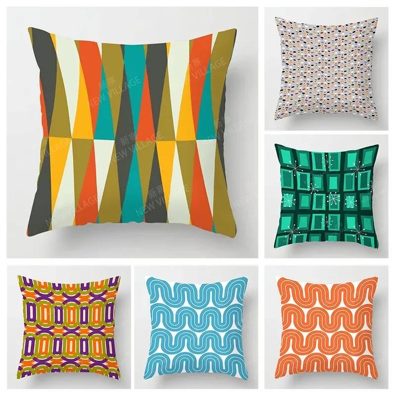 

Nordic fall home decor autumn throw pillow case sofa Cushion cover modern 45x45cm 45*45 50x50 60x60cm 40*40 40x40 geometry 60*60