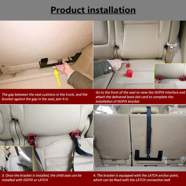 Seat Latch System Car Anchor Point Installation Seat Belt Car Seat