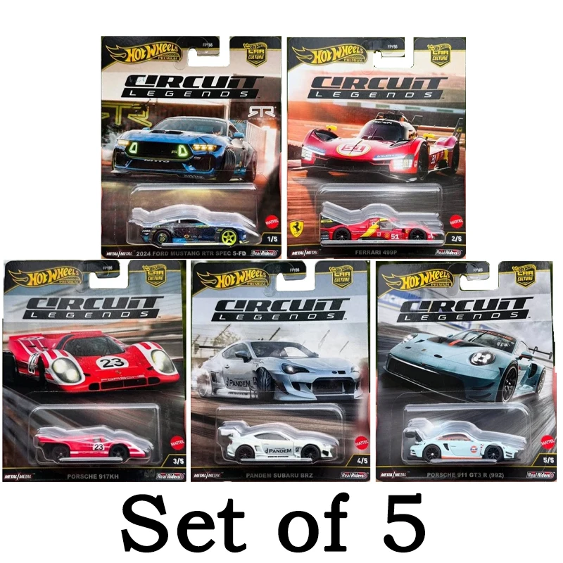 ホットウィール (4点) フェラーリ 499P×2、ポルシェ 911 GT3×2 Hot Wheels マスタング,フェラーリ 499P,ポルシェ 917KH,スバル