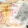 Journal GO 34pcs Creative Hallowed out Material Paperss DIY Photo Album Collage Journalling Scrapbooking Background Paper 4