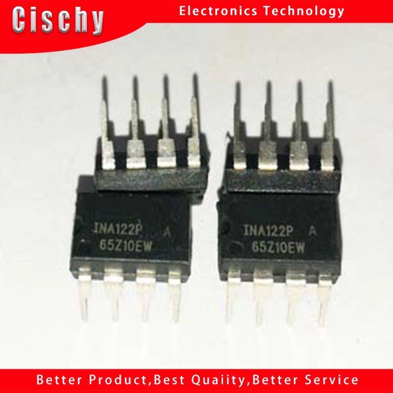 2 шт. INA122PA DIP-8 INA122P DIP8 INA122 DIP 122PA IC OPAMP INSTR 120 кГц | Обустройство дома