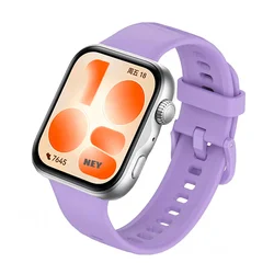 Sport Silicone Replacement Wristband - Original Strap for Huawei Watch Fit Series Bracelet Accessories (6 lilac)