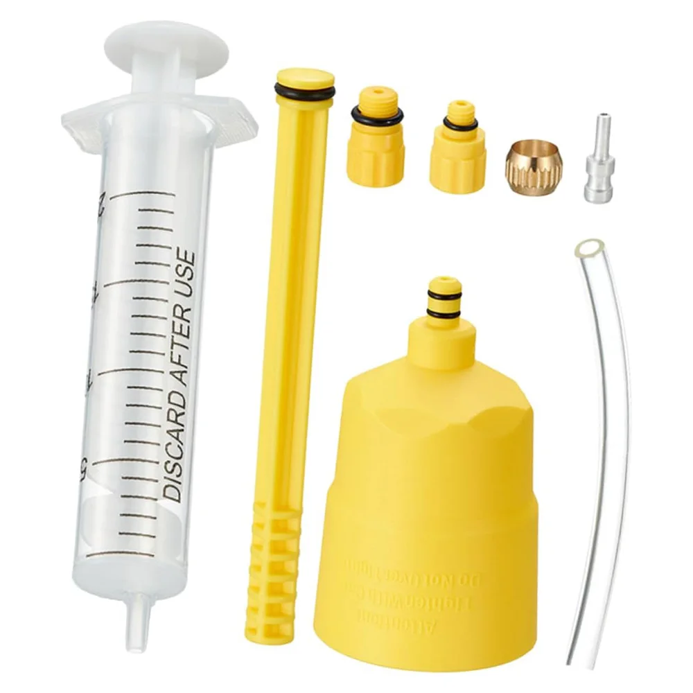 11 Piece Set Bicycle Hydraulic Disc Brake Drain Kit Tool Suitable for SHIMANO, SRAM, MAGURA Series Road Bike Brake Repair Tools