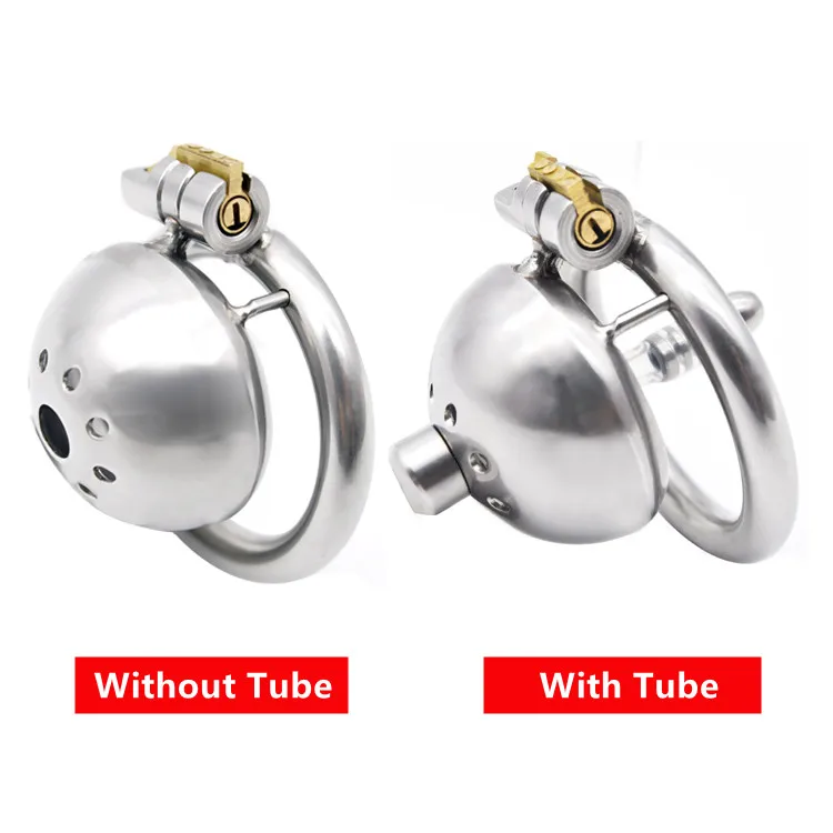 Penis Lock Cock Cage Stainless Steel Cock Cage Penis Ring Chastity Device With Stealth Lock Sex Toys For Men Adult Products penis chastity cage chastity lock sex toy