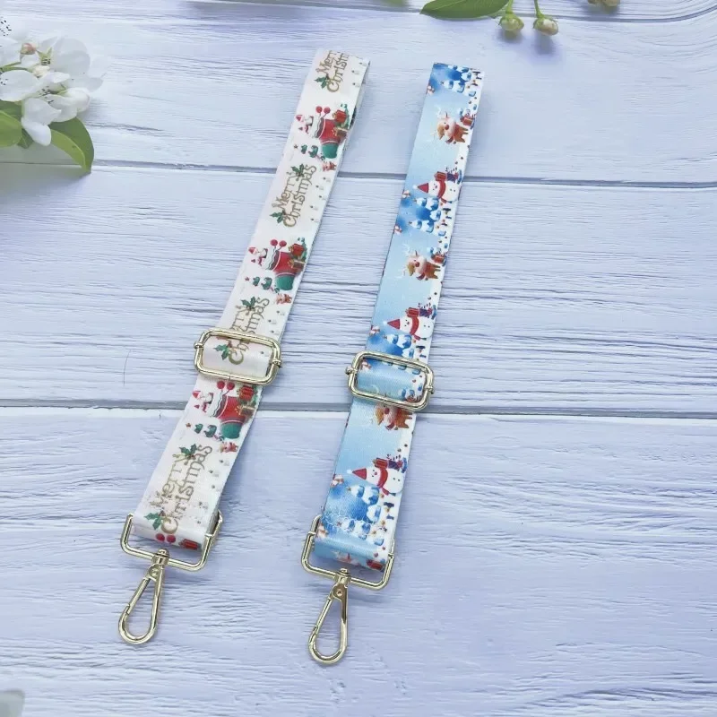 

Cross Border Christmas Themed Elements, Luggage Accessories, Bag Straps, Shoulder Straps, Replaceable And Adjustable 3.8cm Bag S