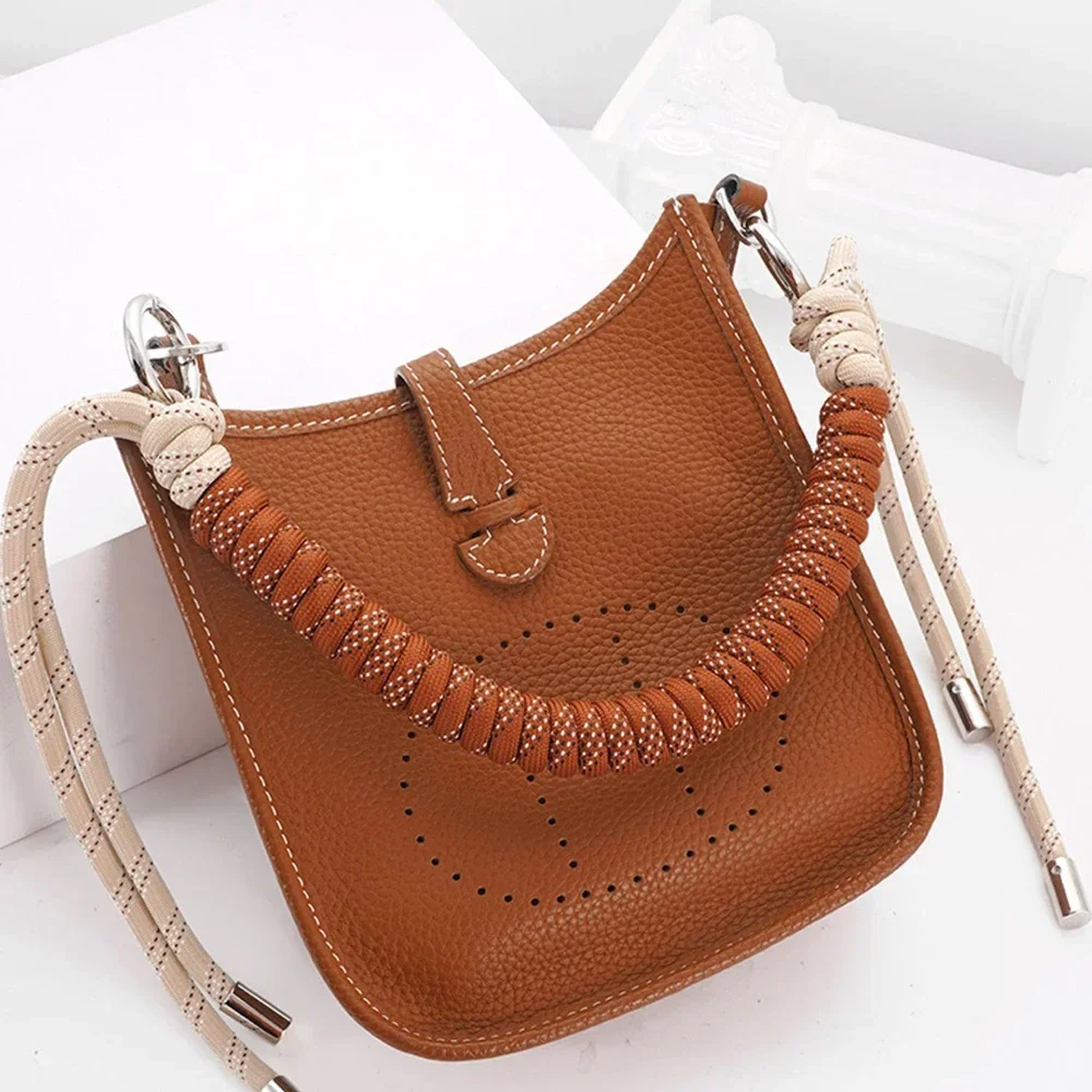 3Pcs Set Strap for Longchamp Mini Hand Carry Bag Hand Braided Strap Bag Transformation Bag Accessories Short Strap
