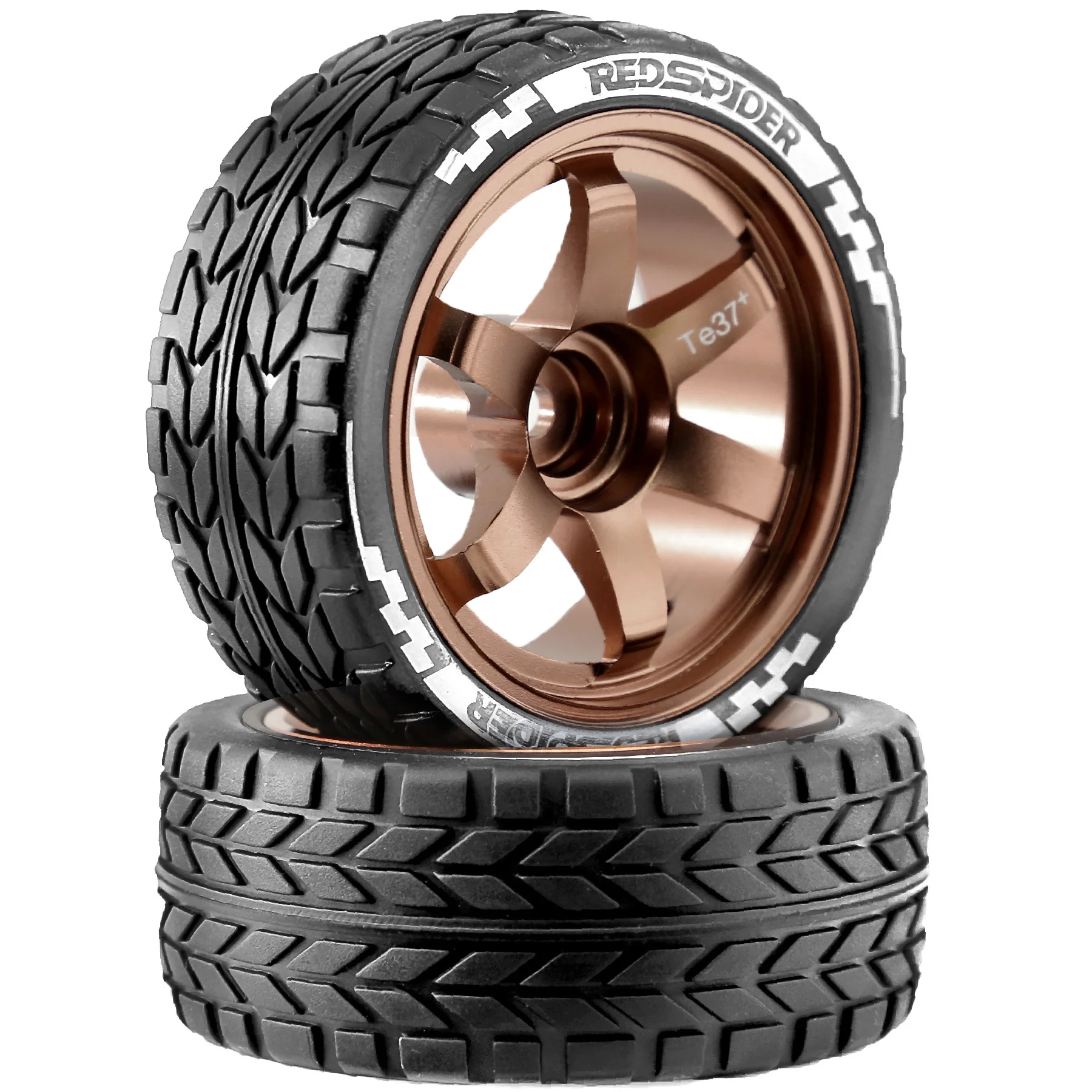 1/10 RC On-Road Drift Car Gummireifen Leichtmetallfelgen Naben Set für HSP 94122 94123 Tamiya TT02 HPI Kyosho Sakura CS D4 – Detail 22