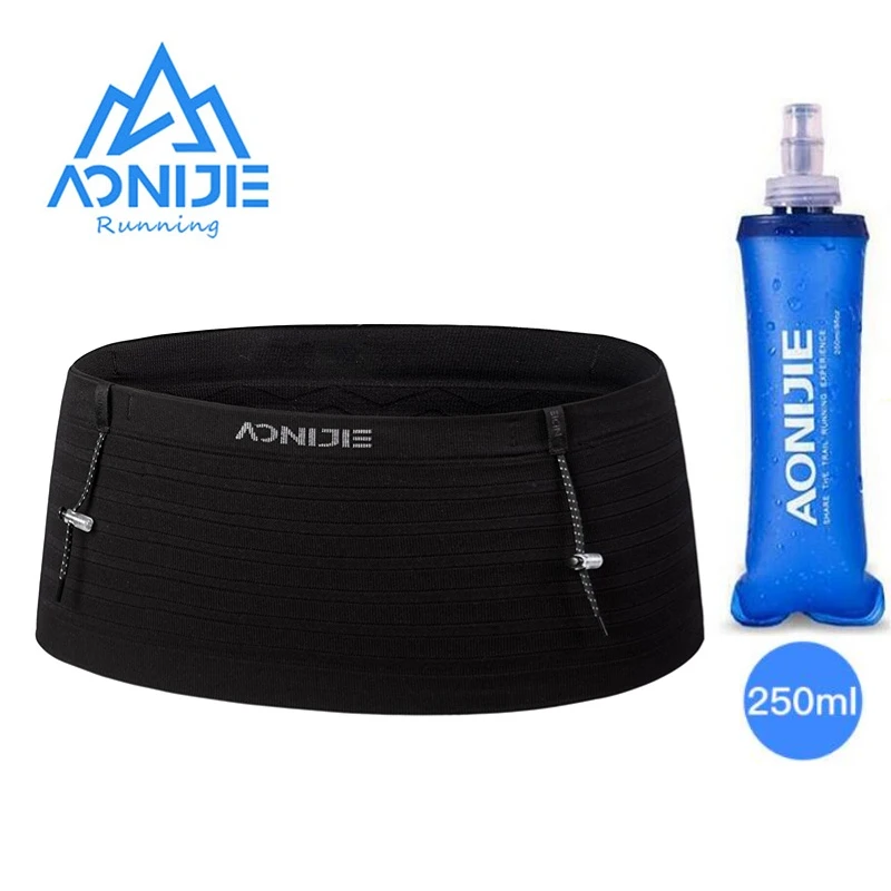 

AONIJIE Woven Elastic Sports Waist Pack Men Women Trail Running Belt Hydration Waist Bag Phone Holder Gym Fitness Marathon W8116