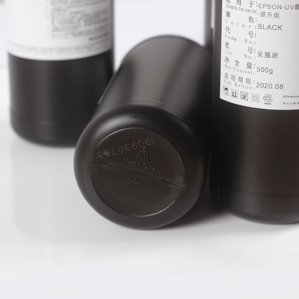 UV Ink 5 bottles 1 set kit 1250ML/2500ML for flatbed printer Used in EPSON DX5 DX7 DX11 TX800 XP600 L1800 L805 R1390 Printhead printer uv ink