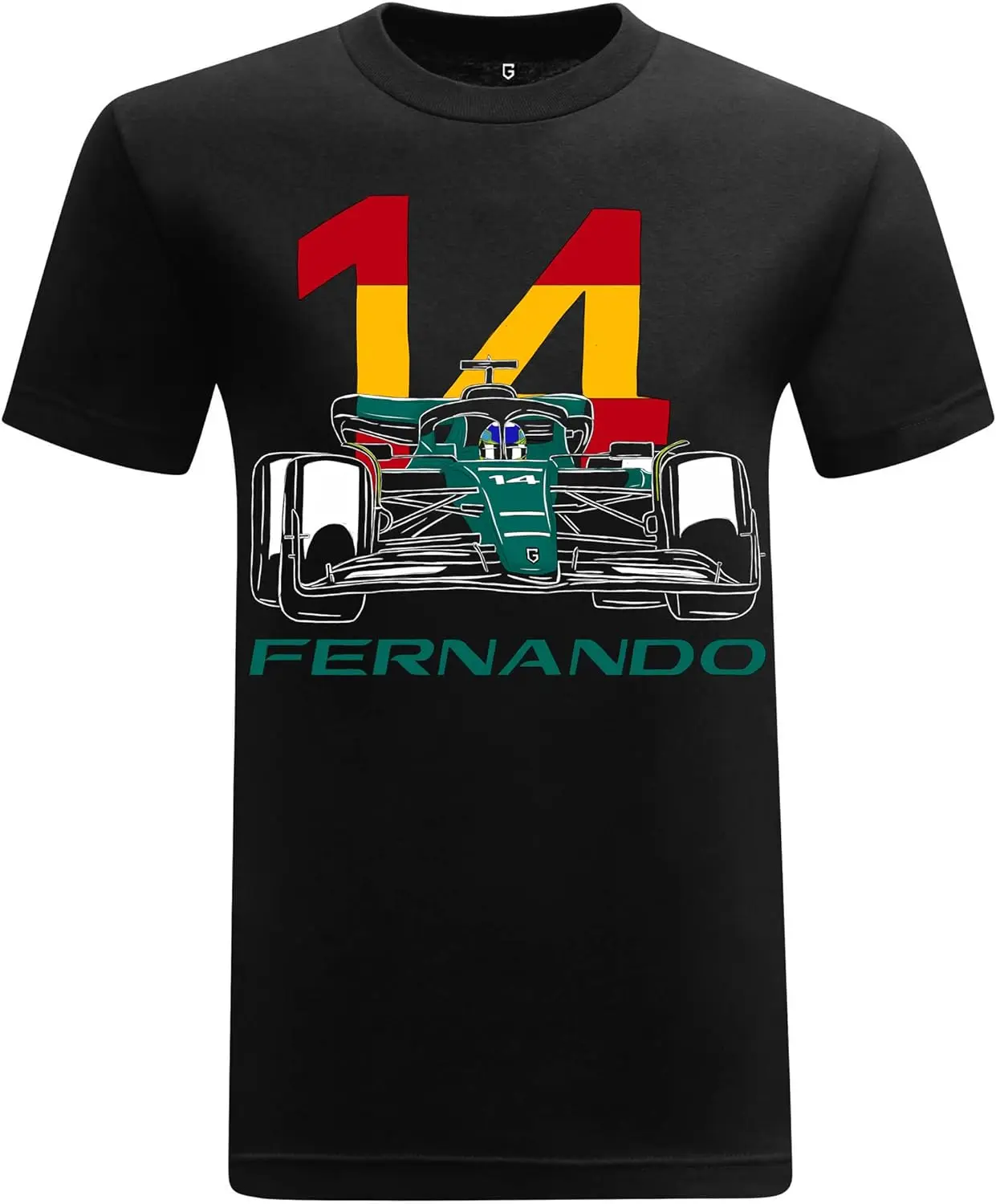 

Игровая одежда формула гоночный водитель топливо гоночный автомобиль спортивный веер Мужская графическая футболка