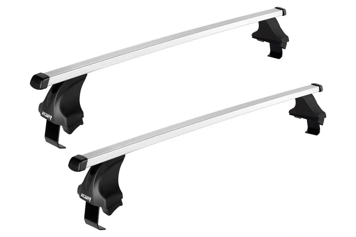 Roof Rack Atlant, 8825 + 7002 + 7125, Rectangular Arc 1,1 M For Kia Rio
