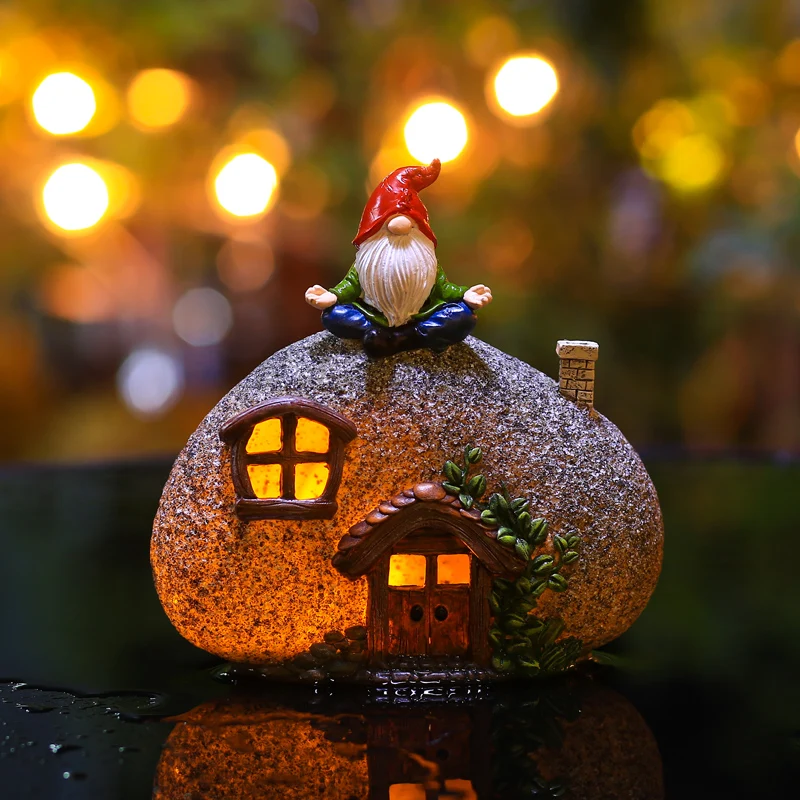 

Decoration Creative House Solar Lamp Garden Courtyard Decoration Night Light