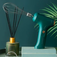Handheld Mixer Electric Mixer Mini Electric Whisk USB Rechargeable Egg Beater Set with One-Touch Speed Control for Kitchen 1