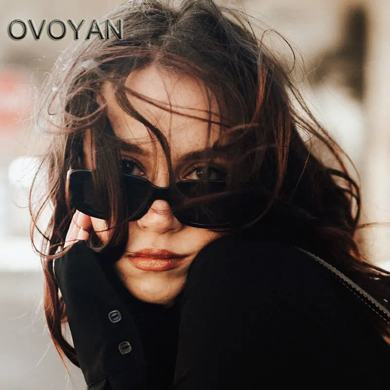 

OVOYAN 2023 Rectangle Eyeglasses Women Vintage Eyewear for Women/Men Square Retro Glasses Women Luxury Gafas De Sol Hombre Uv400