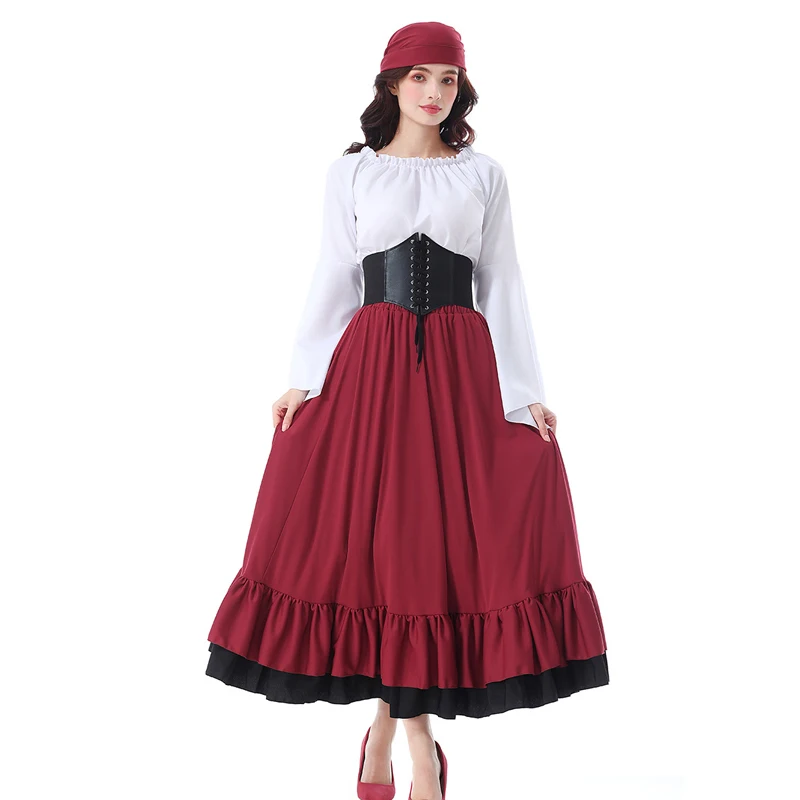 Costume di pirata bucaniere per donna